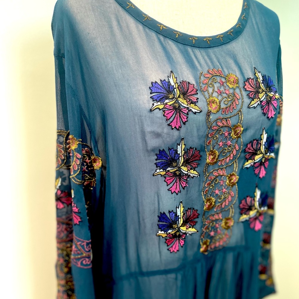 FREE PEOPLE Deep Jewel Maxi Dress Sz S